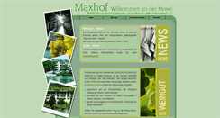 Desktop Screenshot of maxhof.com